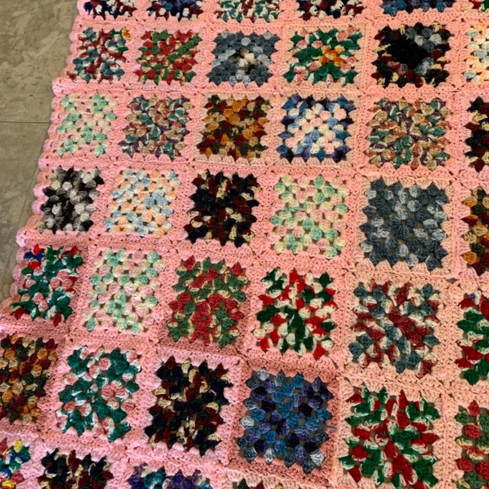 Handmade Granny Square Blanket 57